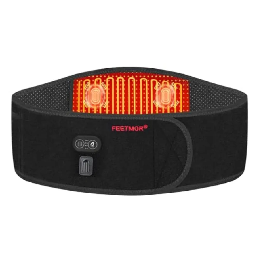 Heated Waist Belt, Cordless Pad for Low Electrical Rechargeable Battery Powered
Heated Waist Belt, Cordless Pad for Low Electrical Rechargeable Battery Powered
