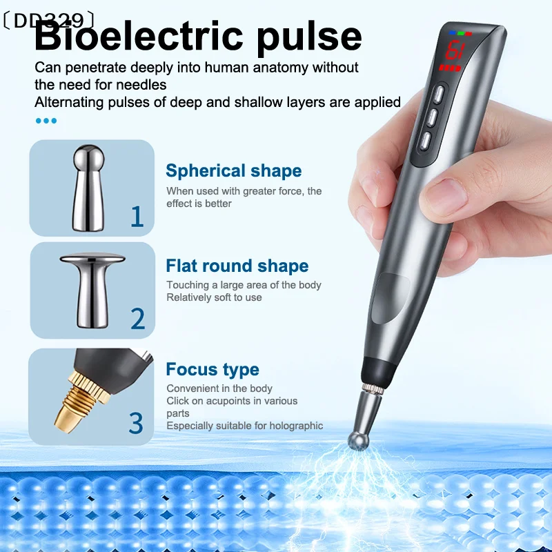 Electronic Acupuncture Pen Point Pen Meridian Energy Meridian Pens Massage Pens Acupuncture Therapy Pain Relief Laser〔DD329〕
Electronic Acupuncture Pen Point Pen Meridian Energy Meridian Pens Massage Pens Acupuncture Therapy Pain Relief Laser〔DD329〕