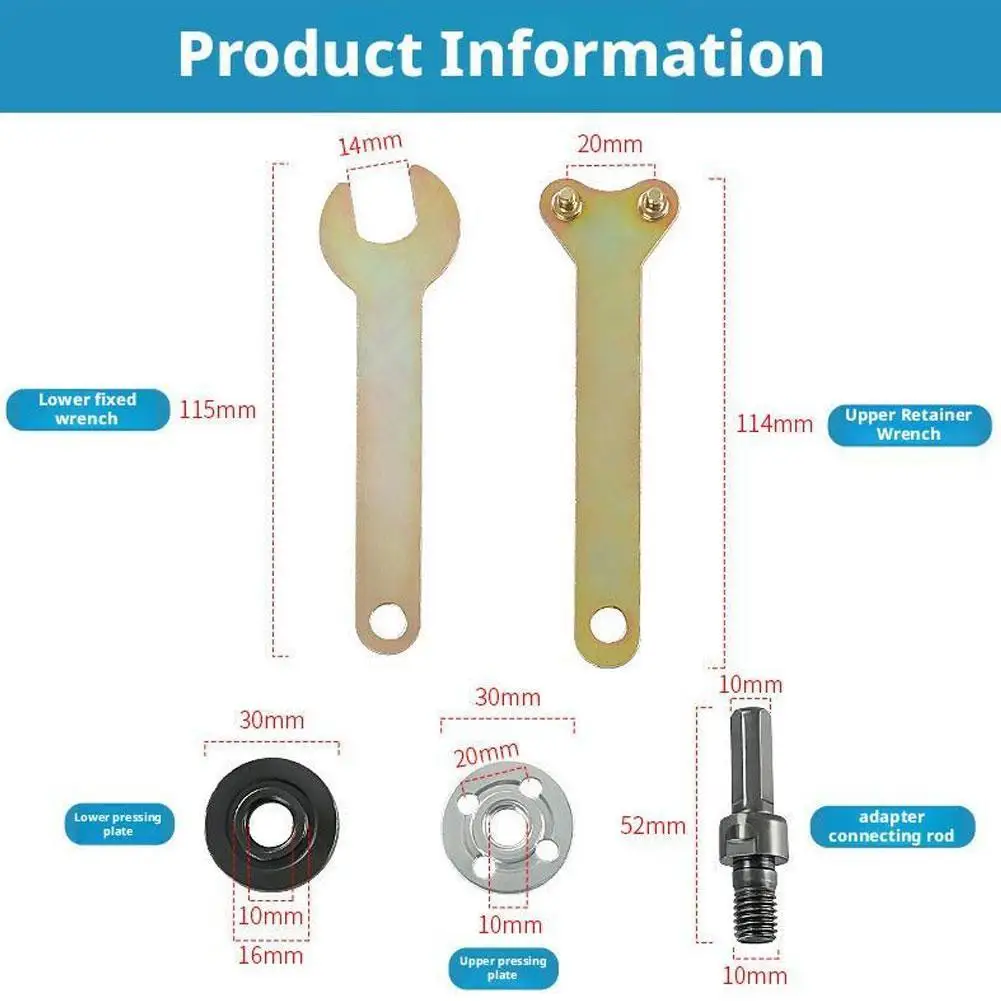 5pcs For Grinding Cutting Polishing 90 Degree Angle Grinder Tool For Metal Wood DIY Projects Tool
5pcs For Grinding Cutting Polishing 90 Degree Angle Grinder Tool For Metal Wood DIY Projects Tool