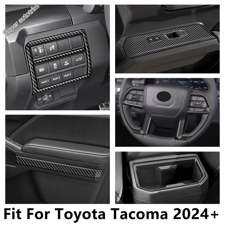 ABS Steering Wheel / Water Cup / Head Light Lamp / Window Lift / Door Strip Cover Trim Accessories For Toyota Tacoma 2024 2025
ABS Steering Wheel / Water Cup / Head Light Lamp / Window Lift / Door Strip Cover Trim Accessories For Toyota Tacoma 2024 2025