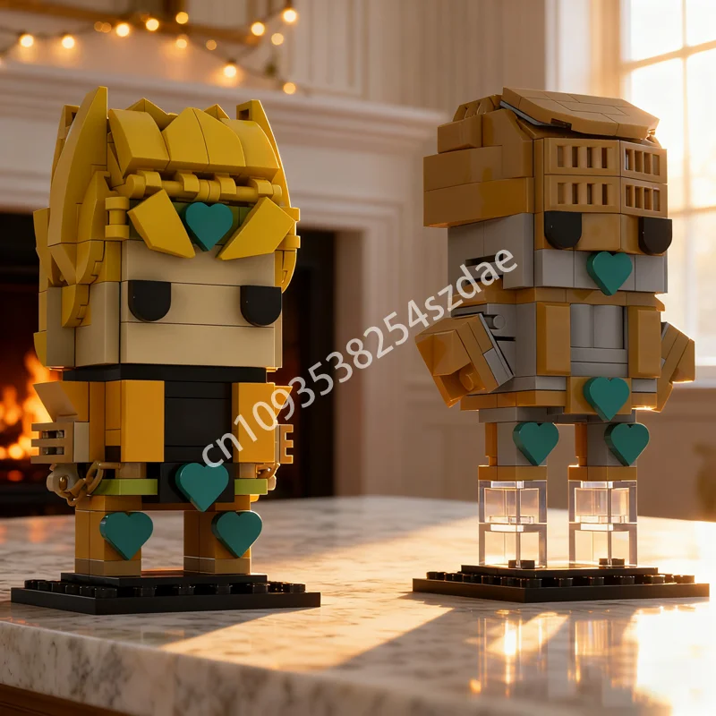 335 шт. MOC DIO мир Brickheadz JoJo S модель строительные блоки рождественские подарки собрать креативные игрушки идея кирпич на день рождения
335 шт. MOC DIO мир Brickheadz JoJo S модель строительные блоки рождественские подарки собрать креативные игрушки идея кирпич на день рождения