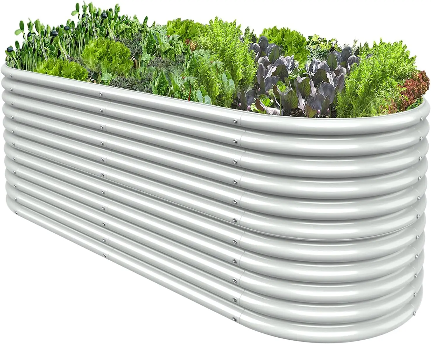 8FT(L)×3FT(W)×2.7FT(H) Raised Garden Bed Outdoor for Vegetable, Adjustable Clearance Raised Garden Beds for Flower
8FT(L)×3FT(W)×2.7FT(H) Raised Garden Bed Outdoor for Vegetable, Adjustable Clearance Raised Garden Beds for Flower