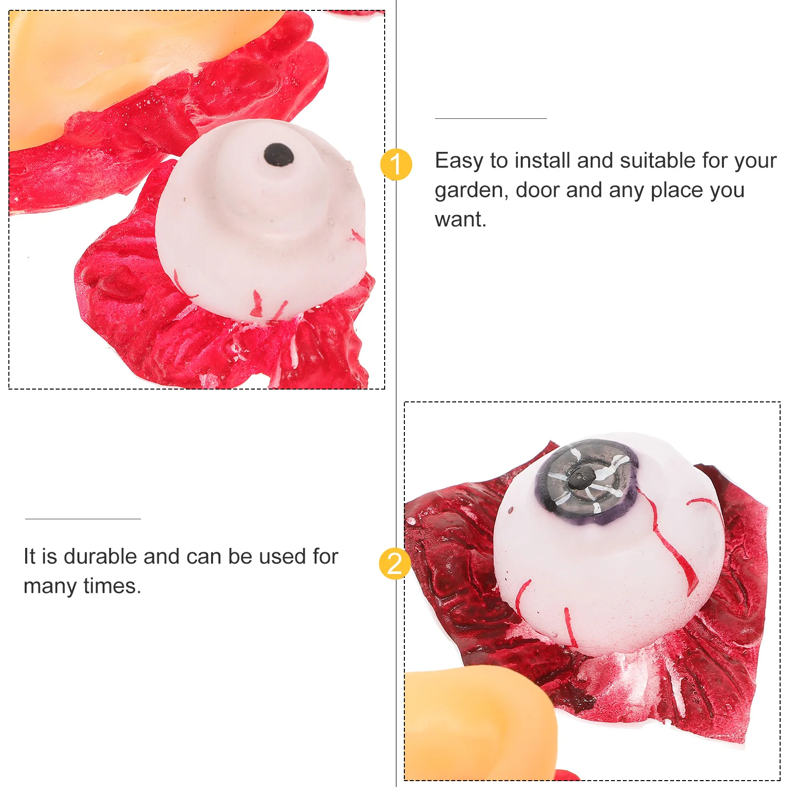 3 Packages Horror Organ Toys Halloween Decoration Ideas Favors Body Accessories Bloody Prop Realistic Parts
3 Packages Horror Organ Toys Halloween Decoration Ideas Favors Body Accessories Bloody Prop Realistic Parts