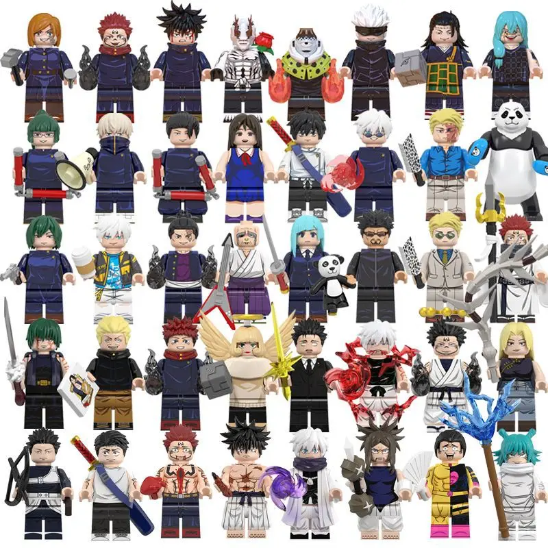 1 Set/48Psc Compatible with Jujutsu Kaisen Minifigure Gojo Satoru Sukuna Inumaki Toge Handmade Around Live Action Comics
1 Set/48Psc Compatible with Jujutsu Kaisen Minifigure Gojo Satoru Sukuna Inumaki Toge Handmade Around Live Action Comics