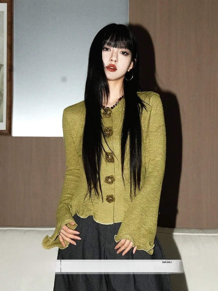een Floral Knitted Open Cardigan Women's Spring Autumn Slimming Top Waist-Cut Sweater Medium Softn Polyester Blend
een Floral Knitted Open Cardigan Women's Spring Autumn Slimming Top Waist-Cut Sweater Medium Softn Polyester Blend