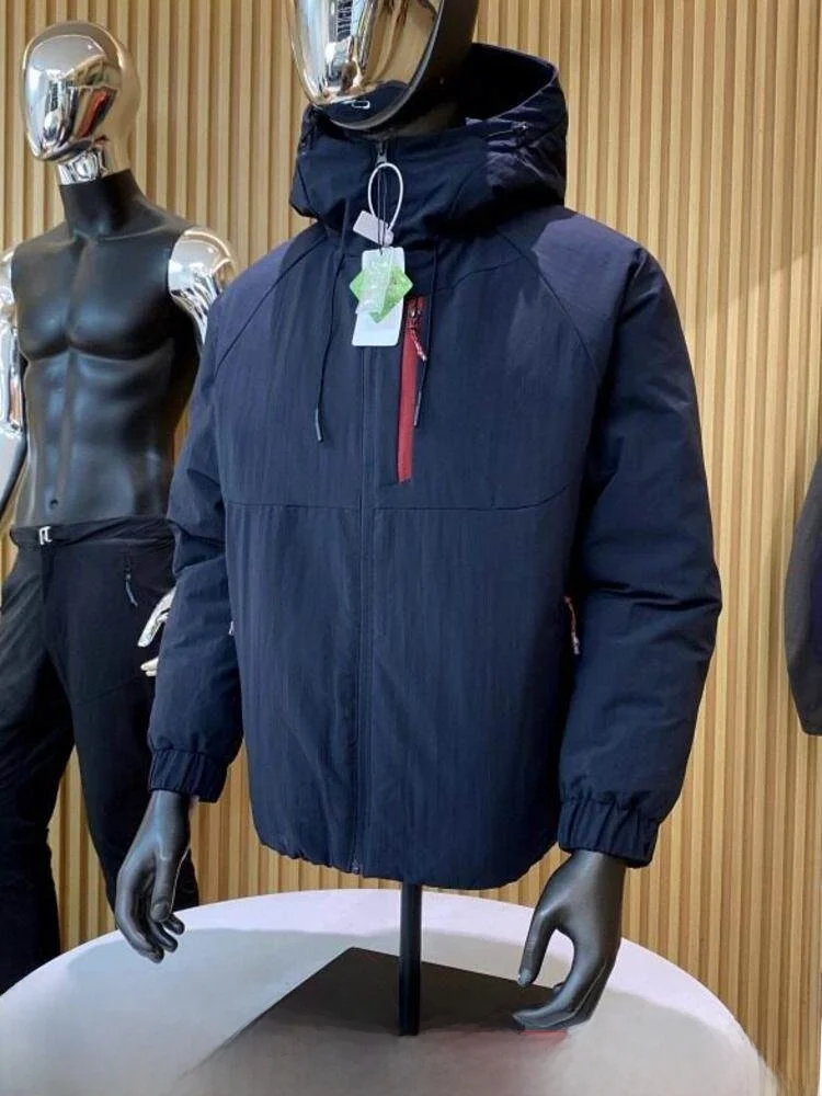 Waterproof Windproof 90 Duck down Jacket Hooded Casual Men's Coat Warmth Outerwear Polyester Fabric Zipper Closure Youth Fashion
Waterproof Windproof 90 Duck down Jacket Hooded Casual Men's Coat Warmth Outerwear Polyester Fabric Zipper Closure Youth Fashion