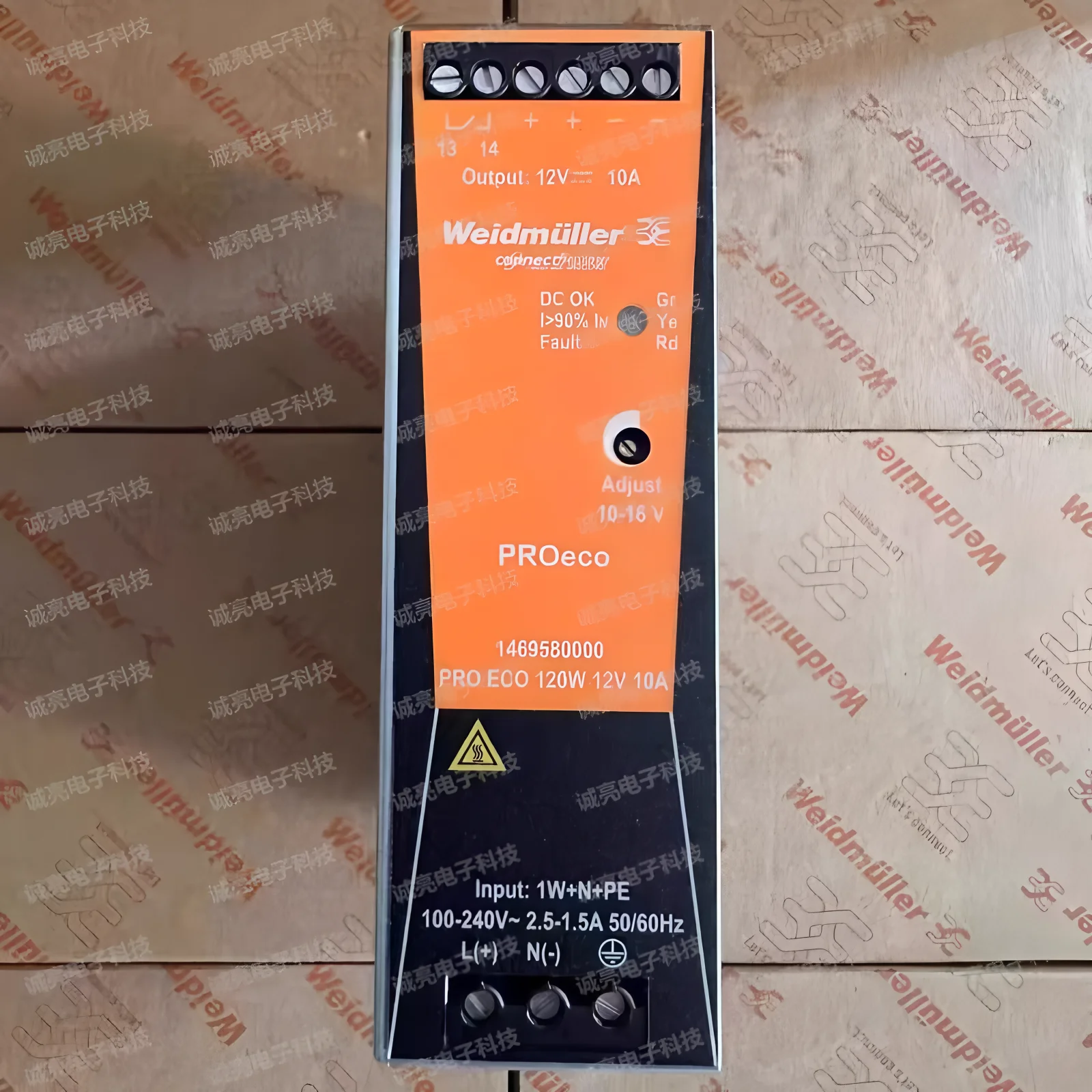 Weidmüller Rail Switching Power Supply Single Phase 1469580000 PRO ECO 120W 12V 10A For
Weidmüller Rail Switching Power Supply Single Phase 1469580000 PRO ECO 120W 12V 10A For