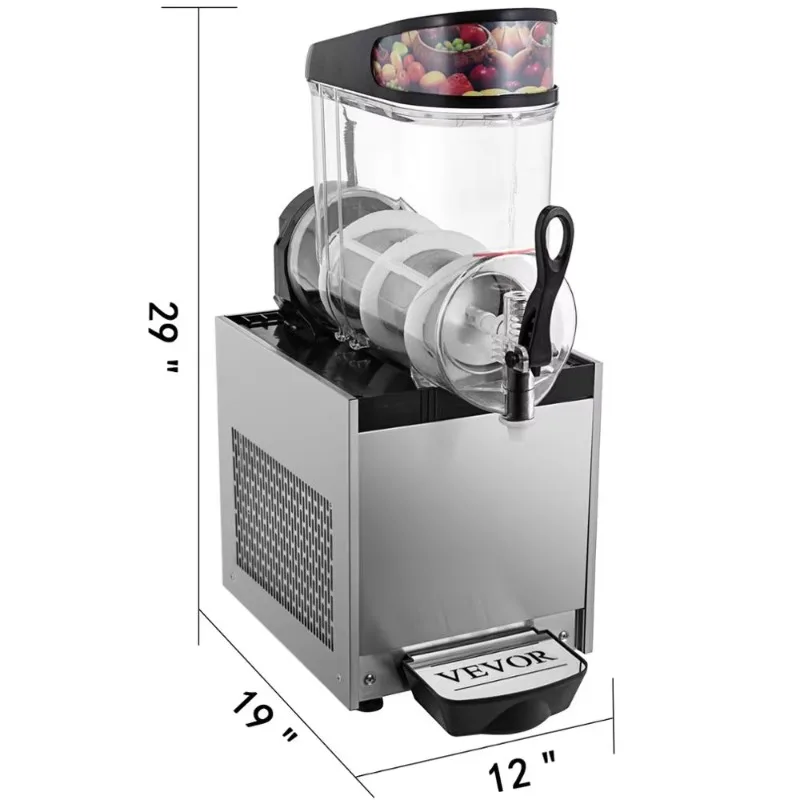 Commercial Portable Smoothie Frozen Ice Slush Machine New Trouble-Free Control Panel For Hotels Restaurants Beverages Juice
Commercial Portable Smoothie Frozen Ice Slush Machine New Trouble-Free Control Panel For Hotels Restaurants Beverages Juice
