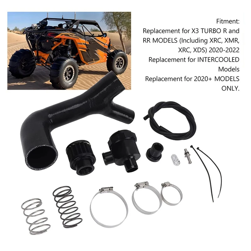 N26R-1Set ATV Turbo Exhaust Valve Kit For Can Am Maverick X3 RR 4X4 XDS Turbo DPS 2020-2021 Pressure Relief Valve Kit
N26R-1Set ATV Turbo Exhaust Valve Kit For Can Am Maverick X3 RR 4X4 XDS Turbo DPS 2020-2021 Pressure Relief Valve Kit