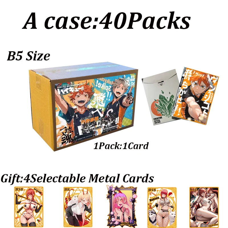 New HAIKYU!! B5 Size Card Wave 3 Japanese Anime Doujin Art Board Hobby Collectible Card CCG Game Card Kids Toy Gifts
New HAIKYU!! B5 Size Card Wave 3 Japanese Anime Doujin Art Board Hobby Collectible Card CCG Game Card Kids Toy Gifts
