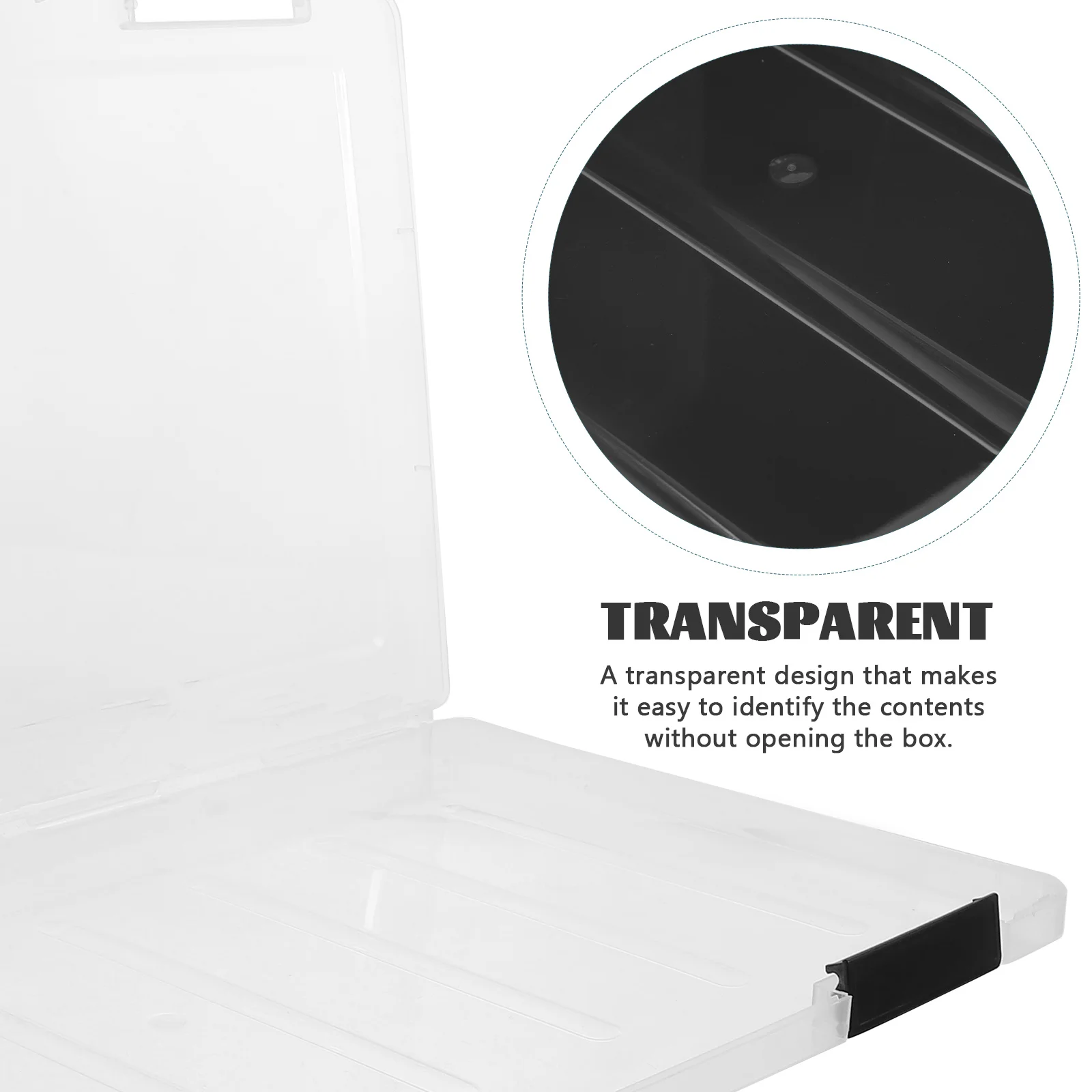 Plastic File Box A5 Size Transparent Home Office Scrapbook Paper Storage Document Holder Magazine Protector Photo Box
Plastic File Box A5 Size Transparent Home Office Scrapbook Paper Storage Document Holder Magazine Protector Photo Box