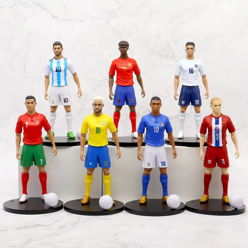 Новая фигурка футболиста FIFA: Криштиану Роналду, Месси, Мбаппе в форме №10, настольная модель, украшение, аксессуар для автомобиля, подарок для футбольных фанатов
Новая фигурка футболиста FIFA: Криштиану Роналду, Месси, Мбаппе в форме №10, настольная модель, украшение, аксессуар для автомобиля, подарок для футбольных фанатов