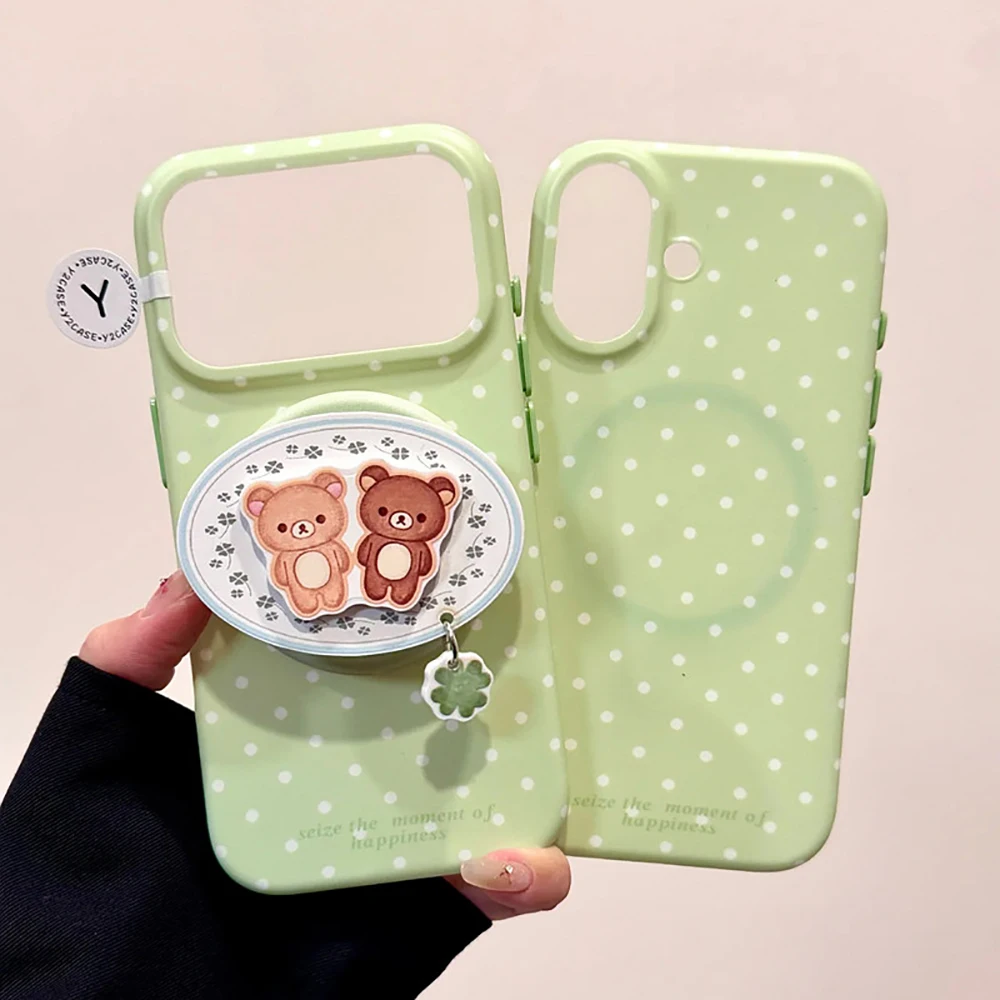 Ins Simple Polka Dot Magnetic Phone Case for iPhone 17pro 16 17 Promax 15Pro Max Cover with Magsafe Holder Shockproof Funda
Ins Simple Polka Dot Magnetic Phone Case for iPhone 17pro 16 17 Promax 15Pro Max Cover with Magsafe Holder Shockproof Funda