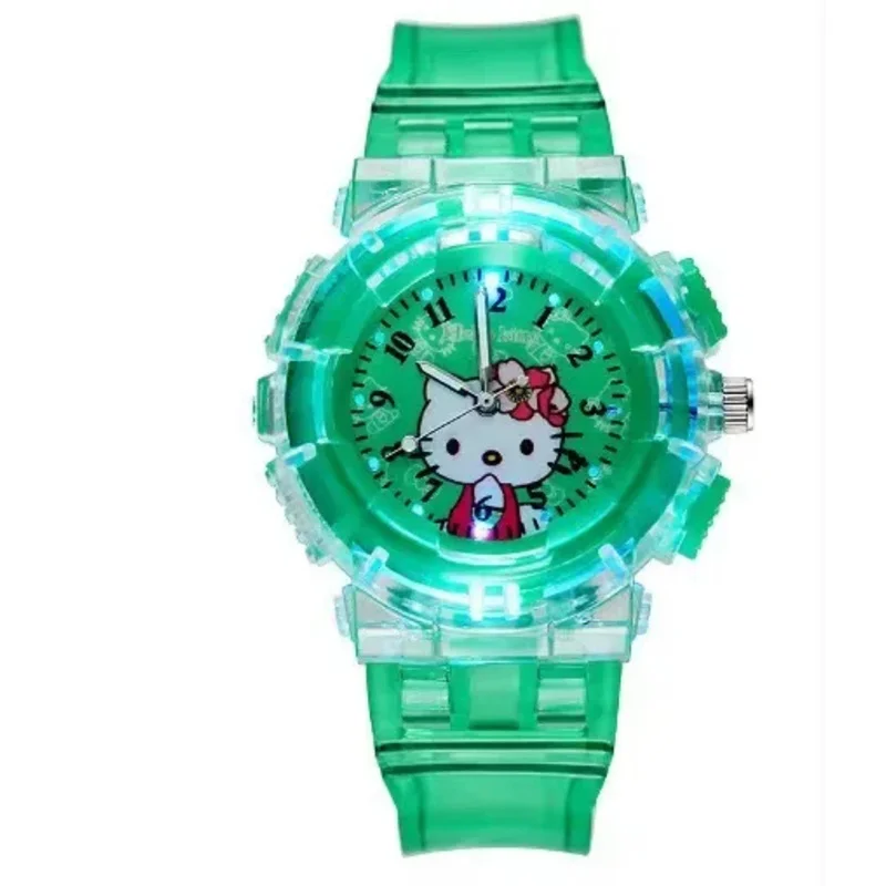 Sanrio Hello Kitty часы узор светодиодная светящаяся вспышка детские часы игрушки модные кварцевые наручные часы рождественские подарки для детей 
Sanrio Hello Kitty часы узор светодиодная светящаяся вспышка детские часы игрушки модные кварцевые наручные часы рождественские подарки для детей
