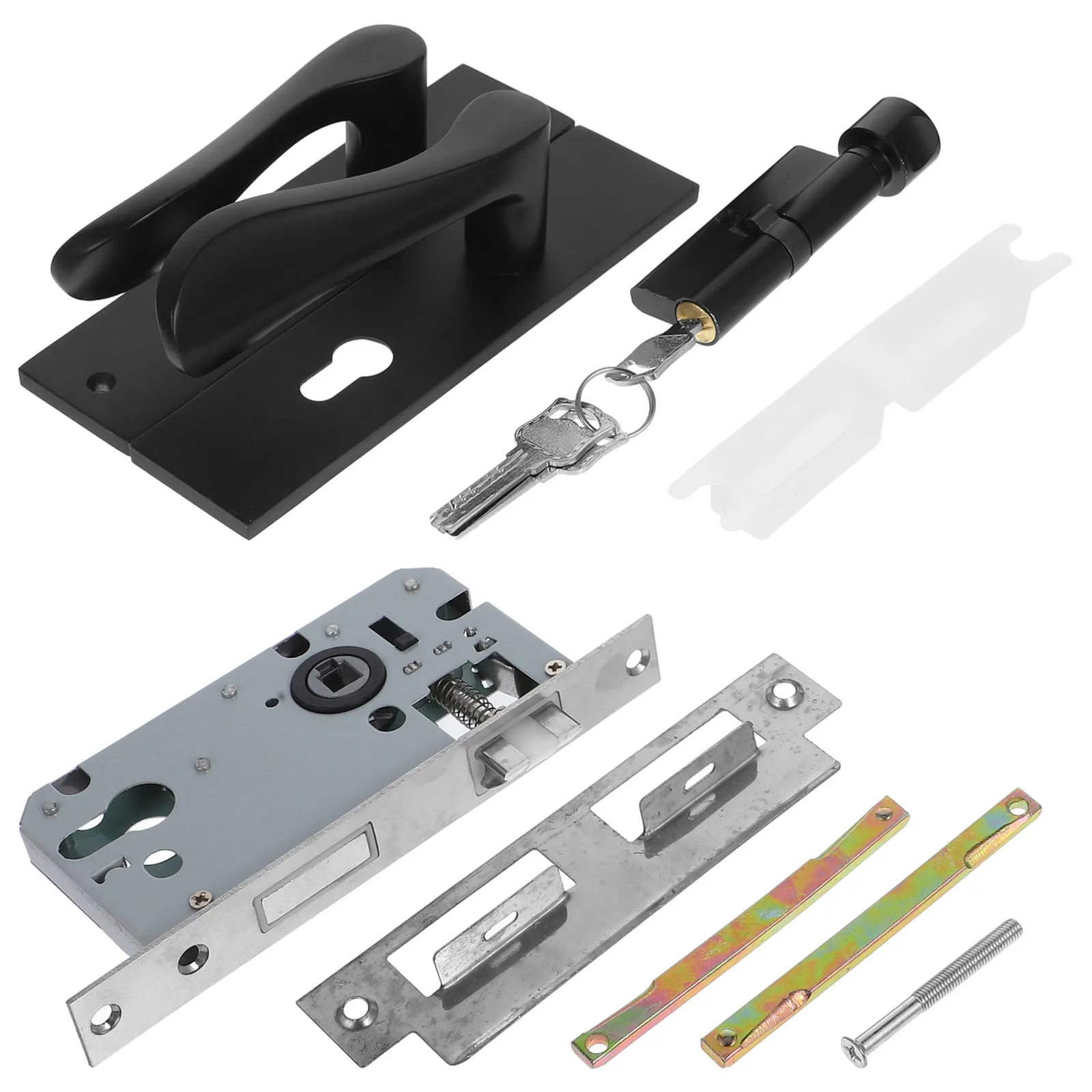 1 set 1 Set Heavy Duty Interior Door Knob For Bedroom Bathroom Solid Wood Door Handle Antitheft Lock Lever Replacement Hardware
1 set 1 Set Heavy Duty Interior Door Knob For Bedroom Bathroom Solid Wood Door Handle Antitheft Lock Lever Replacement Hardware