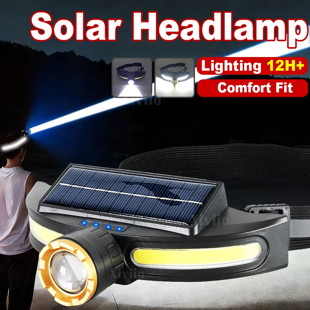 2026 Newest Solar LED Headlamps Super Bright Headlight Most Powerful Solar+Type-C Rechargeable Lantern Exploration Fishing Lamps
2026 Newest Solar LED Headlamps Super Bright Headlight Most Powerful Solar+Type-C Rechargeable Lantern Exploration Fishing Lamps