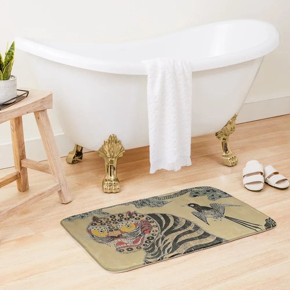 Striped Vintage Minhwa Tiger and Magpie Bath Mat Non Slip Carpet Mats For Bathroom And Toilet Entrance Doormat Toilet Rug Mat
Striped Vintage Minhwa Tiger and Magpie Bath Mat Non Slip Carpet Mats For Bathroom And Toilet Entrance Doormat Toilet Rug Mat