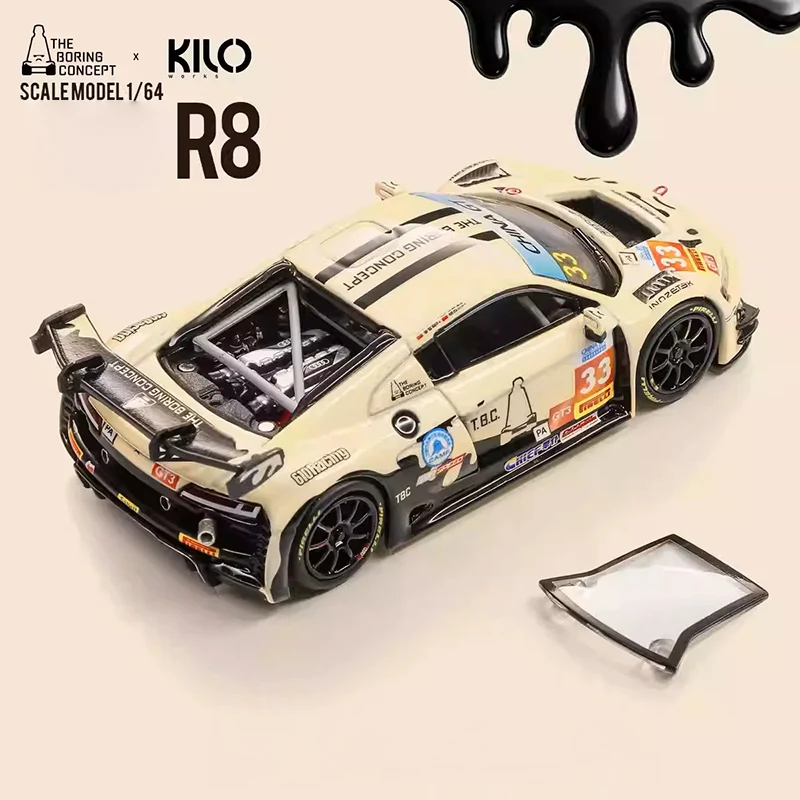 TBC x Kilo Diecast 1/64 Scale R8 LMS GT3 EVO II Alloy Car Model Static Collection Decorated Souvenir Gift Hobby & Toys
TBC x Kilo Diecast 1/64 Scale R8 LMS GT3 EVO II Alloy Car Model Static Collection Decorated Souvenir Gift Hobby & Toys