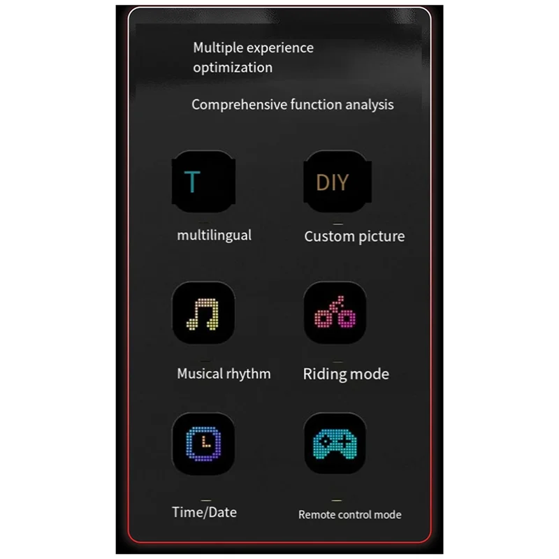 AT48-LED Matrix Panel Programmable Flexible Screen IP65 Display Animation Message Scrolling Sign APP Control Cars Shop Bar
AT48-LED Matrix Panel Programmable Flexible Screen IP65 Display Animation Message Scrolling Sign APP Control Cars Shop Bar