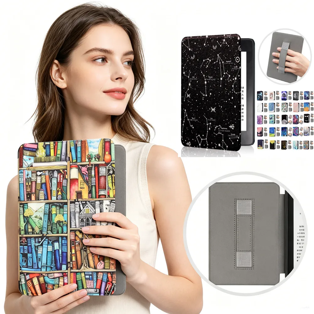 Cute Case for Kindle 2025 Colorsoft Paperwhite 12th 11th 10th 7th 6th 5th 6.8'' 6'' 7 Inch Ebook Wake Sleep Hand Belt Cover
Cute Case for Kindle 2025 Colorsoft Paperwhite 12th 11th 10th 7th 6th 5th 6.8'' 6'' 7 Inch Ebook Wake Sleep Hand Belt Cover