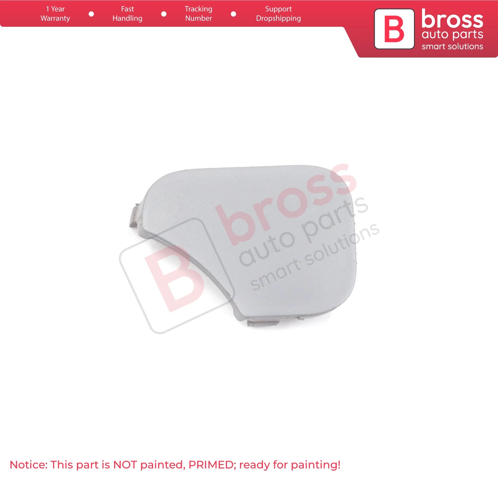 Bross Auto Parts BSP708 Front Bumper Tow Bar Eye Cover 6S6117A989AA, 6S61 17A989 AA for Ford Fiesta 2006-2008 MK6 Facelifted
Bross Auto Parts BSP708 Front Bumper Tow Bar Eye Cover 6S6117A989AA, 6S61 17A989 AA for Ford Fiesta 2006-2008 MK6 Facelifted