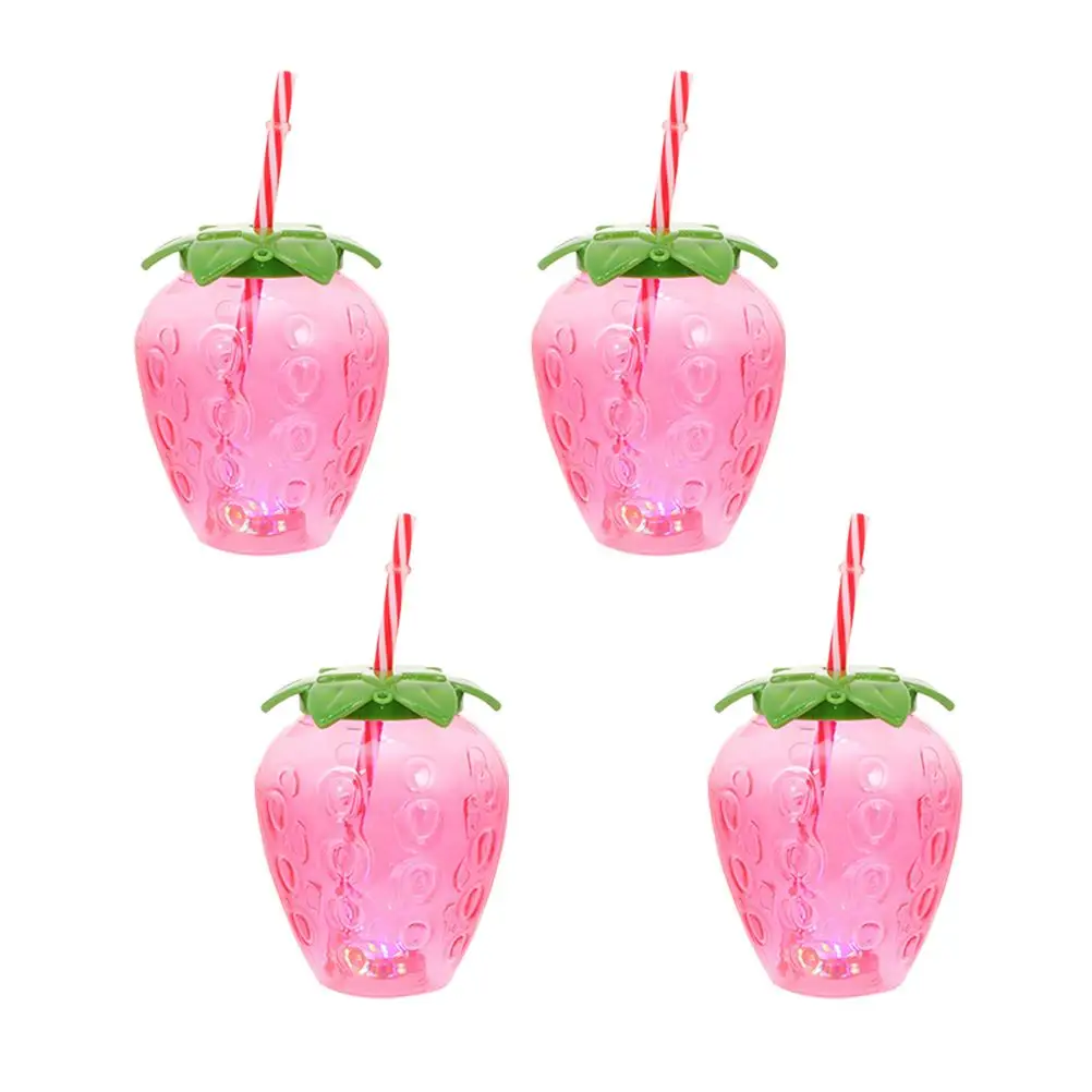4 Sets Straw Cup Cute Transparent Strawberry Shaped Tumbler Red Color Portable Water Bottle Keep Warm Bar
4 Sets Straw Cup Cute Transparent Strawberry Shaped Tumbler Red Color Portable Water Bottle Keep Warm Bar