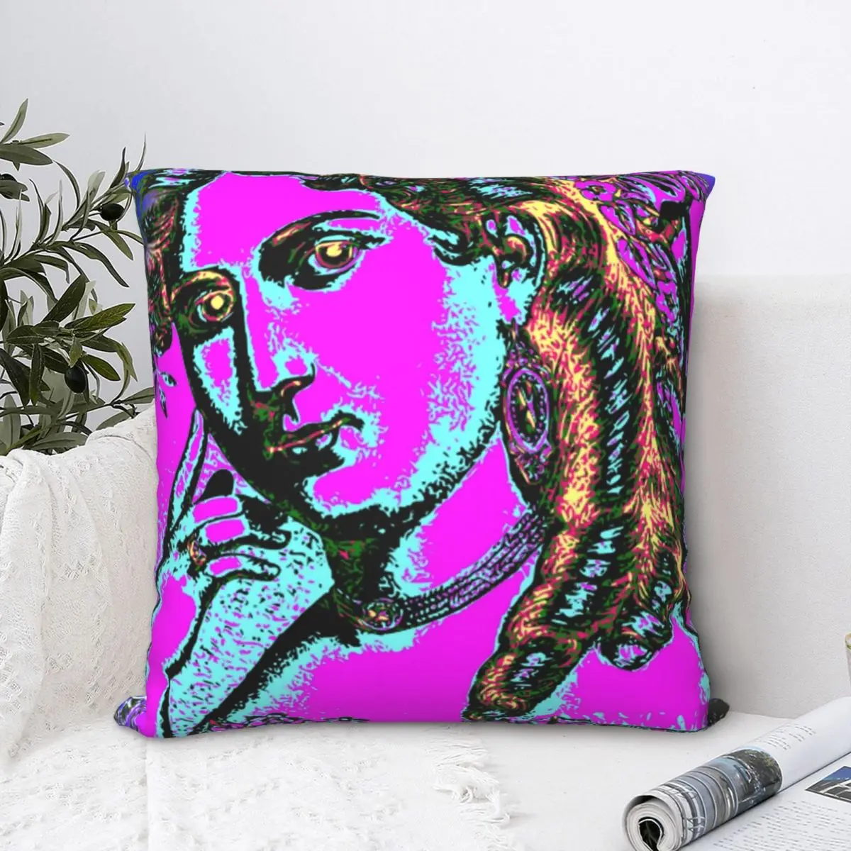 Picture Of A Woman With Abstract Background Square Pillowcase Polyester Pillow Cover Velvet Cushion Zip Decorative Throw Pillow
Picture Of A Woman With Abstract Background Square Pillowcase Polyester Pillow Cover Velvet Cushion Zip Decorative Throw Pillow
