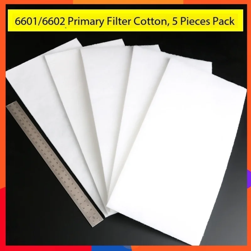 Primary Filter Cotton for Quick 6601/6602/6301 5pcs Polyester Fiber Fast Install Replacements for Smoke Purifier/Fume Extractor
Primary Filter Cotton for Quick 6601/6602/6301 5pcs Polyester Fiber Fast Install Replacements for Smoke Purifier/Fume Extractor