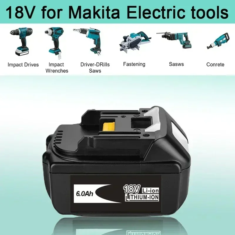 18V 18.0Ah for Makita Original With LED lithium ion replacement LXT BL1860B BL1860 BL1850 Makita rechargeable power tool battery
18V 18.0Ah for Makita Original With LED lithium ion replacement LXT BL1860B BL1860 BL1850 Makita rechargeable power tool battery