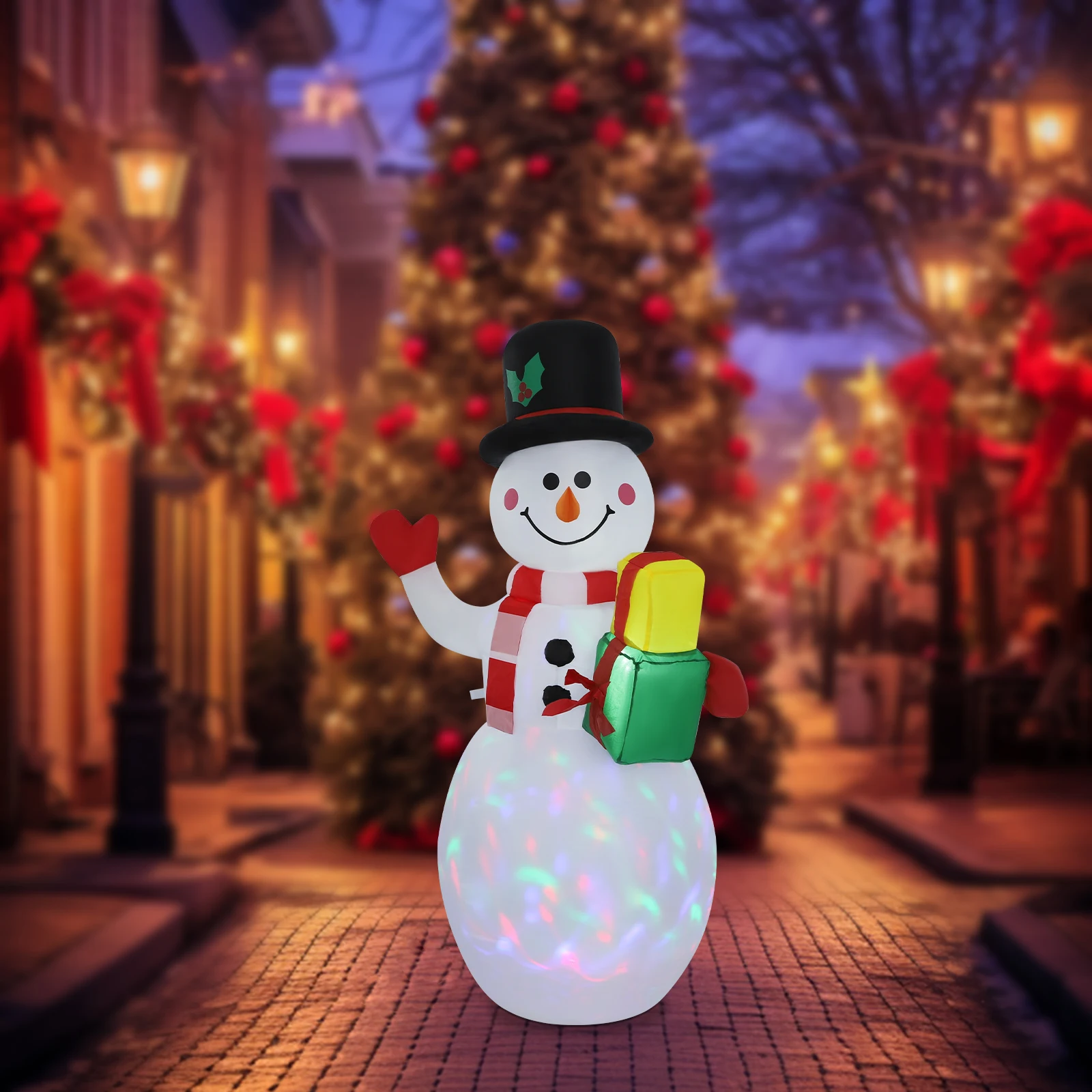 Надувной снеговик длиной 4,92 фута, рождественский надувной снеговик, надувное рождественское украшение для садового газона, в помещении и на открытом воздухе
Надувной снеговик длиной 4,92 фута, рождественский надувной снеговик, надувное рождественское украшение для садового газона, в помещении и на открытом воздухе