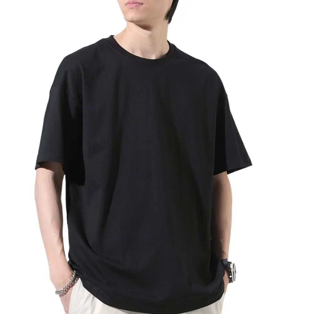 Fashion Round Neck T Shirts for Men Simple Large Size Short Sleeve T-shirt Loose Bottoming Shirt Men's Basic T-shirt All-match
Fashion Round Neck T Shirts for Men Simple Large Size Short Sleeve T-shirt Loose Bottoming Shirt Men's Basic T-shirt All-match