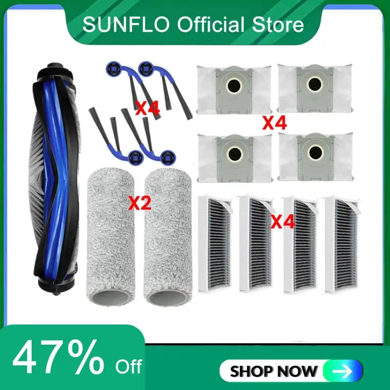 15PCS Accessories Kit Forecovacs Deebot T80 Robot Vacuum Cleaner Main Side Brush Dust Bag Roller Rag Hepa Filter
15PCS Accessories Kit Forecovacs Deebot T80 Robot Vacuum Cleaner Main Side Brush Dust Bag Roller Rag Hepa Filter