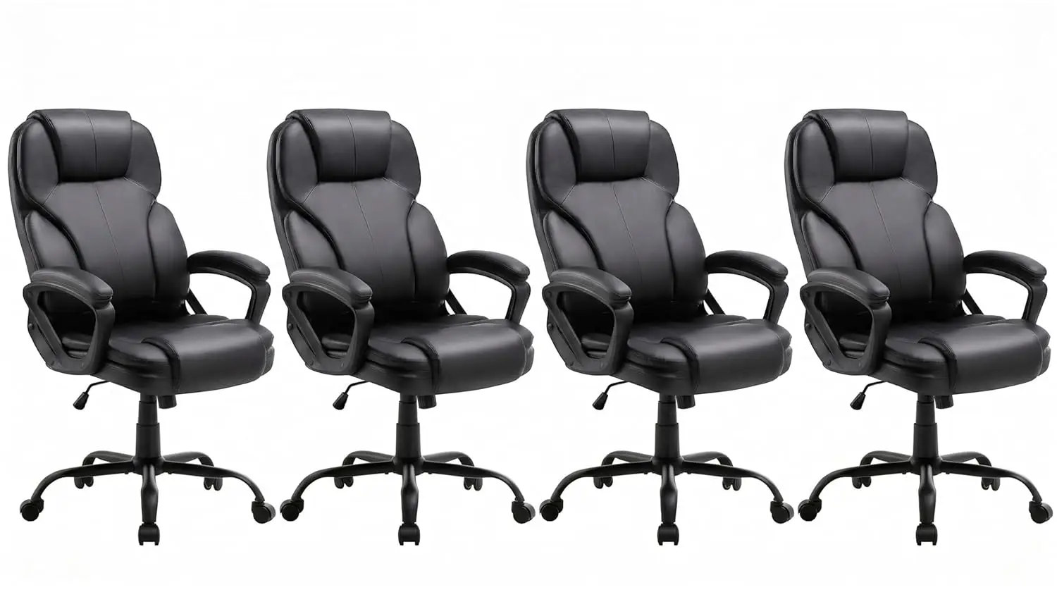 Ergonomic High Back Office Chair Adjustable Executive Heavy Duty Big Tall Faux Leather Home Office 4 Set Customized
Ergonomic High Back Office Chair Adjustable Executive Heavy Duty Big Tall Faux Leather Home Office 4 Set Customized