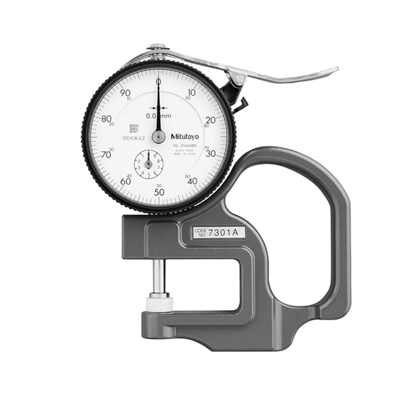 Mitutoyo Japan 7301A 7305A Dial Thickness Gauge 0-10mm 0-20mm Range 0.01mm Graduation 1.4N Less Measuring Force for Test Instrum
Mitutoyo Japan 7301A 7305A Dial Thickness Gauge 0-10mm 0-20mm Range 0.01mm Graduation 1.4N Less Measuring Force for Test Instrum