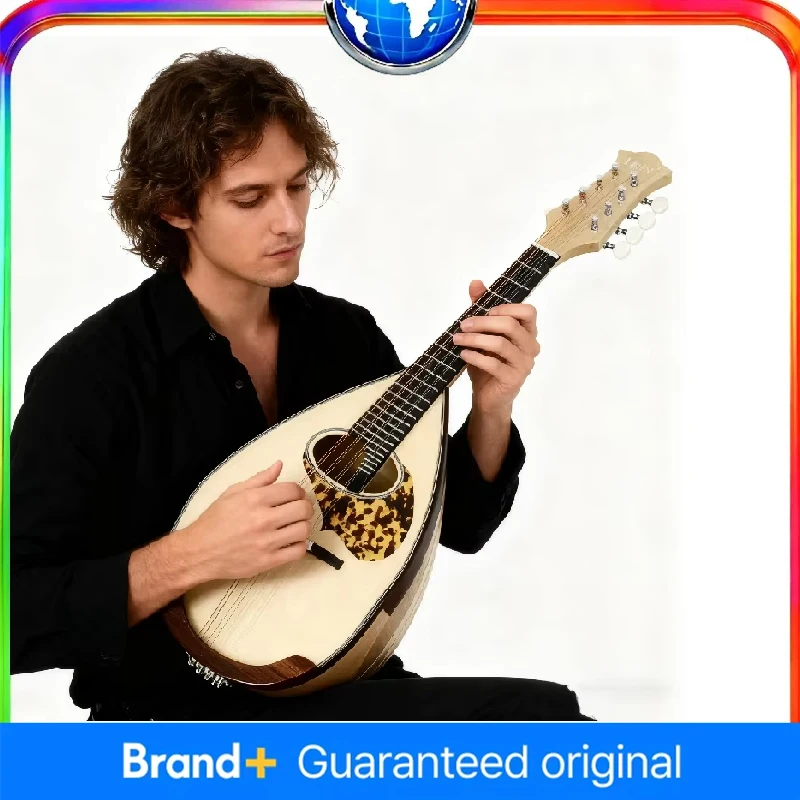 IRIN MD-60 8 Strings Mandolin Guitar Maple Wood Spoon Shaped Mandolin - Handmade Wooden Musical Instrument
IRIN MD-60 8 Strings Mandolin Guitar Maple Wood Spoon Shaped Mandolin - Handmade Wooden Musical Instrument