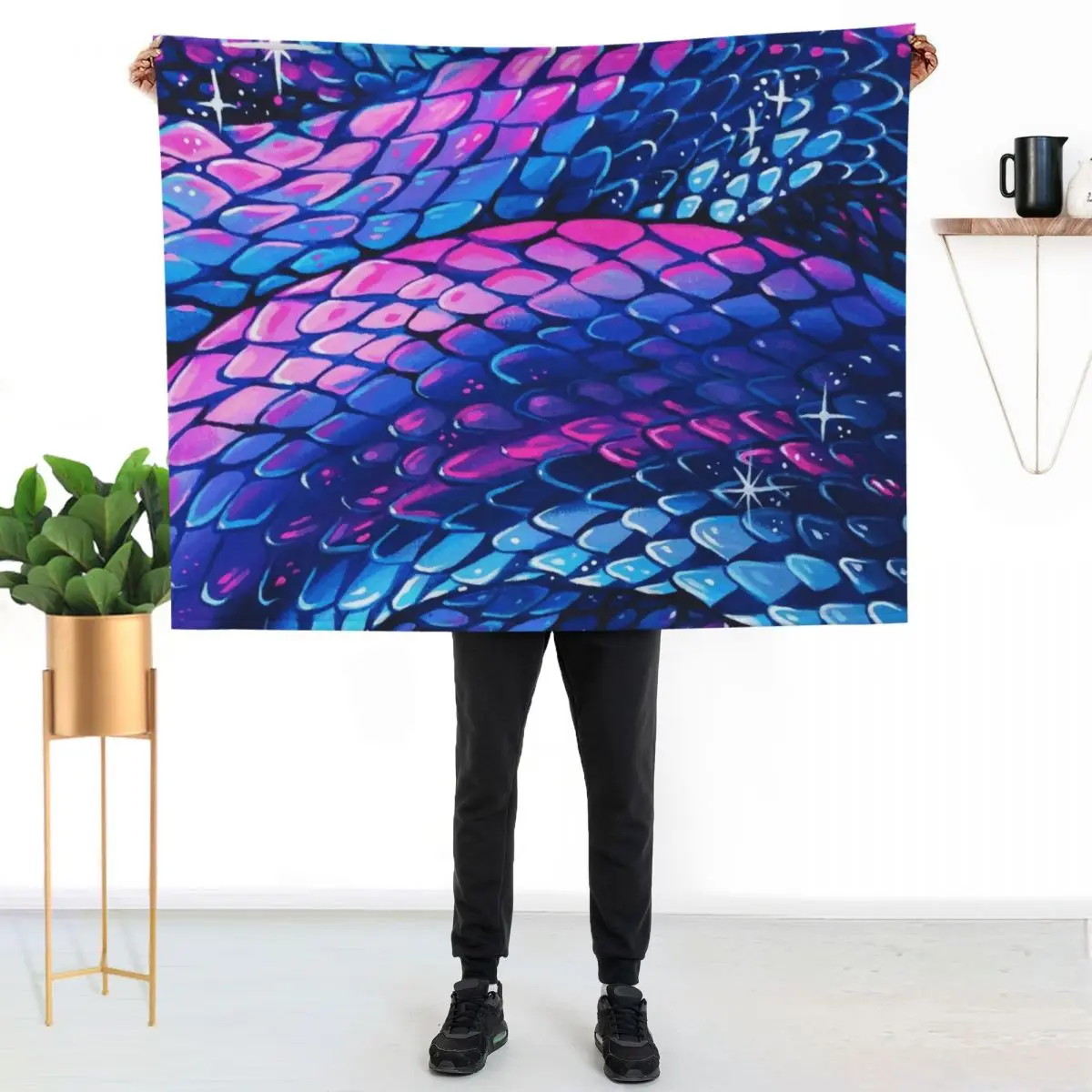 Slither Throw Blanket Shaggy Furry Soft Blanket for Bedroom Living Room
Slither Throw Blanket Shaggy Furry Soft Blanket for Bedroom Living Room