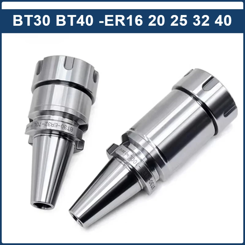 precision 0.002 BT ER BT30 BT40 knife shank ER16 ER20 ER25 ER32 70 100L knife shank for CNC machining center spindle tool holder 
precision 0.002 BT ER BT30 BT40 knife shank ER16 ER20 ER25 ER32 70 100L knife shank for CNC machining center spindle tool holder