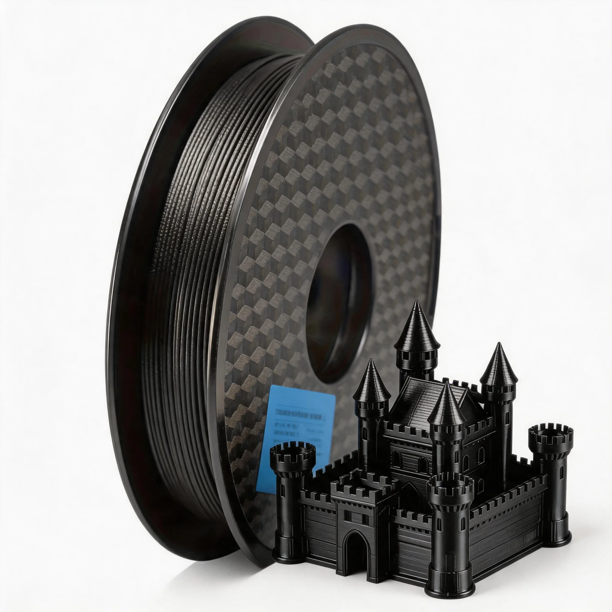500g Black 1.75mm PA12-CF Carbon Fiber Nylon Filament for 3D Printing Moisture Free Warp Free High Strength Flexible Material
500g Black 1.75mm PA12-CF Carbon Fiber Nylon Filament for 3D Printing Moisture Free Warp Free High Strength Flexible Material