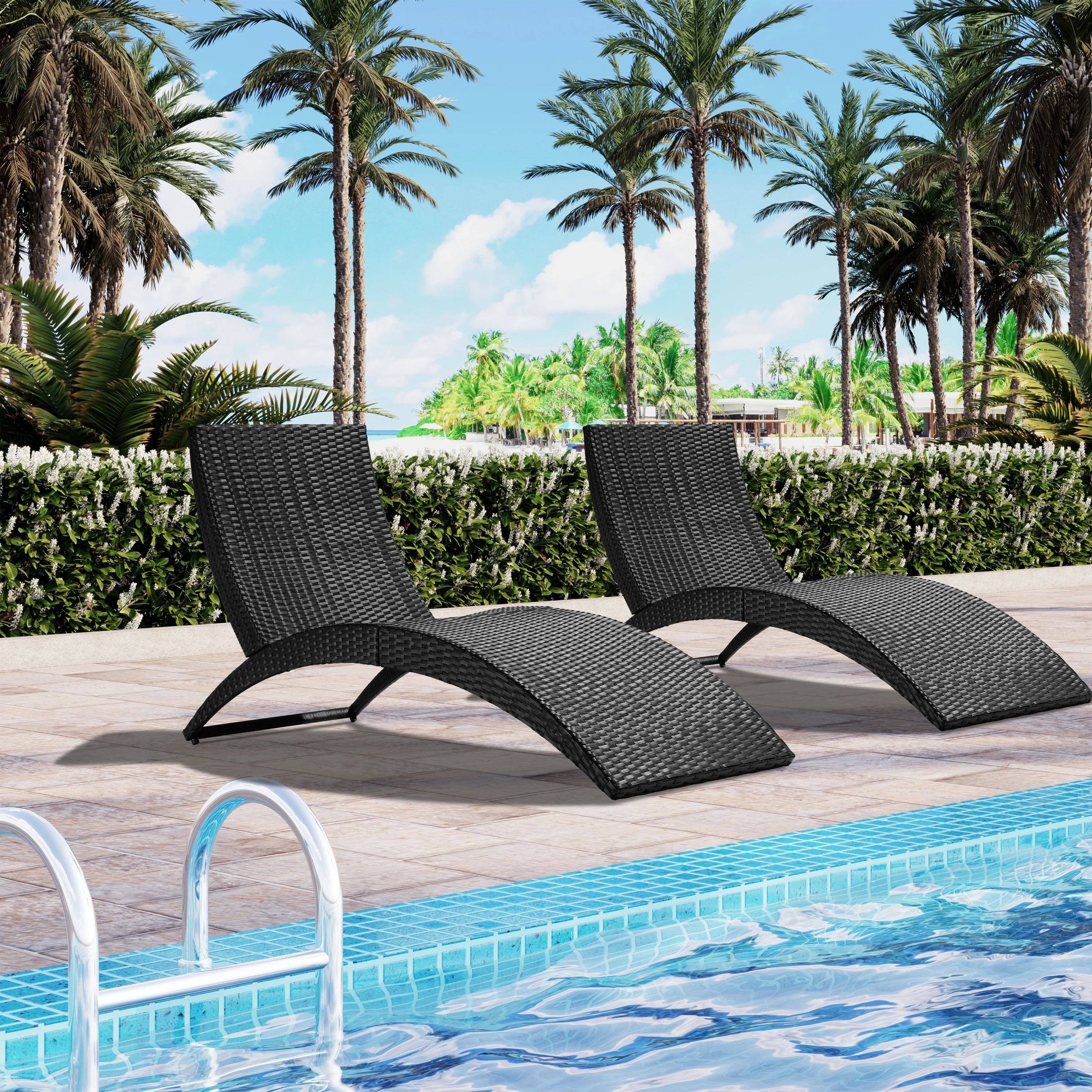 xx-Modern Plastic Rattan Lounger Chair Luxury Foldable Outdoor Use With Cushion Pool Beach Furniture^
xx-Modern Plastic Rattan Lounger Chair Luxury Foldable Outdoor Use With Cushion Pool Beach Furniture^