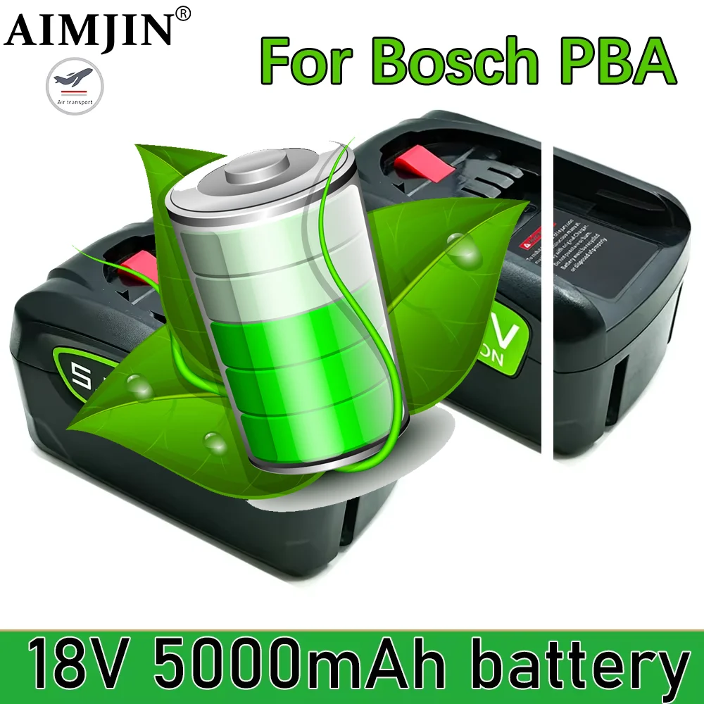 Replacement Tool Battery For Bosch 18V 5.0AH Li-ion PBA PST PSB PSR For Bosch Home Garden Tools AL1810CV AL1815CV
Replacement Tool Battery For Bosch 18V 5.0AH Li-ion PBA PST PSB PSR For Bosch Home Garden Tools AL1810CV AL1815CV