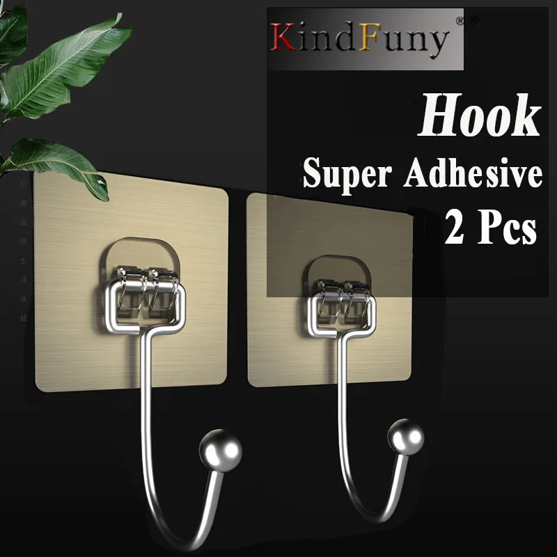 2Pc Super Hook Powerful Upgrade Traceless Hook Large Nail-free Creative Traceless Viscose Transparent Brushed Wall Kitchen Hook
2Pc Super Hook Powerful Upgrade Traceless Hook Large Nail-free Creative Traceless Viscose Transparent Brushed Wall Kitchen Hook