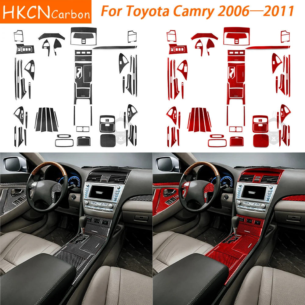 For Toyota Camry 2006—2011 Car Accessories Carbon Fiber Steering Wheel Window Switch Door Panel Interior Sticker Modification
For Toyota Camry 2006—2011 Car Accessories Carbon Fiber Steering Wheel Window Switch Door Panel Interior Sticker Modification