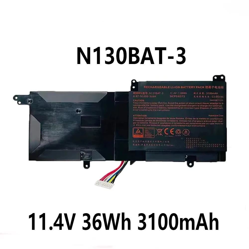 N130BAT-3 6-87-N130S-3U9A 11.4V 36Wh Laptop Battery For Clevo N130WU InfinityBook Pro 13 14 Sager NP3130 Lingyue S4
N130BAT-3 6-87-N130S-3U9A 11.4V 36Wh Laptop Battery For Clevo N130WU InfinityBook Pro 13 14 Sager NP3130 Lingyue S4