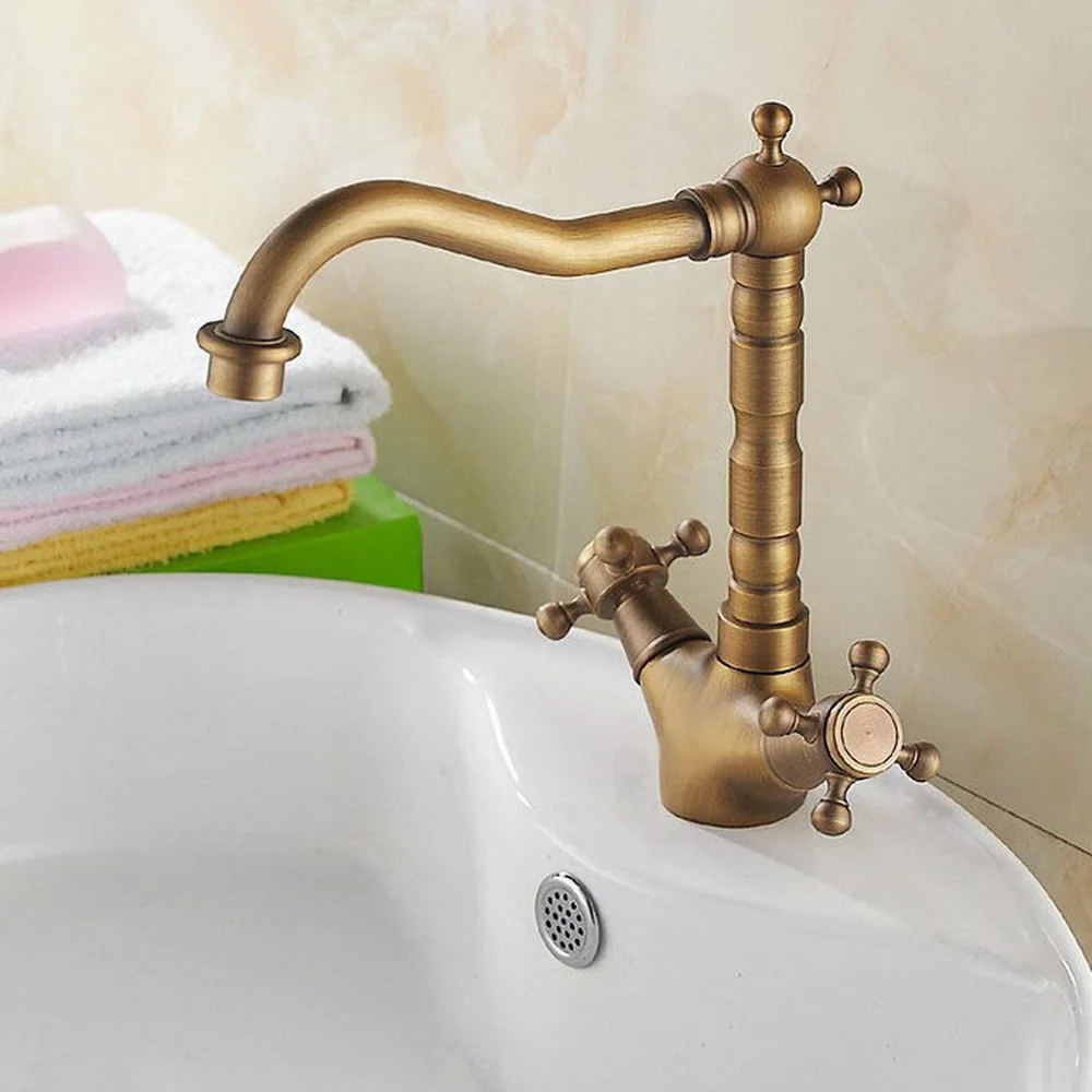 Vintage Retro Antique Brass Kitchen Wet Bar Bathroom Vessel Sink Faucet Swivel Spout Mixer Tap Single Hole Two Handles mnf078
Vintage Retro Antique Brass Kitchen Wet Bar Bathroom Vessel Sink Faucet Swivel Spout Mixer Tap Single Hole Two Handles mnf078