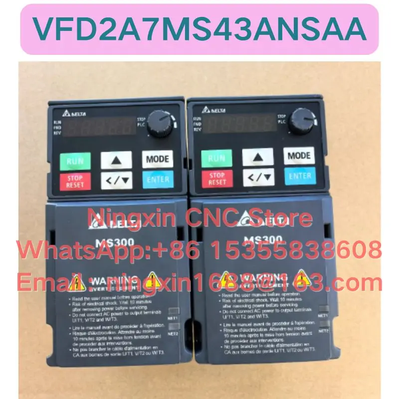 Подержанный инвертор VFD2A7MS43ANSAA Функциональный тест ОК Быстрая доставка
Подержанный инвертор VFD2A7MS43ANSAA Функциональный тест ОК Быстрая доставка