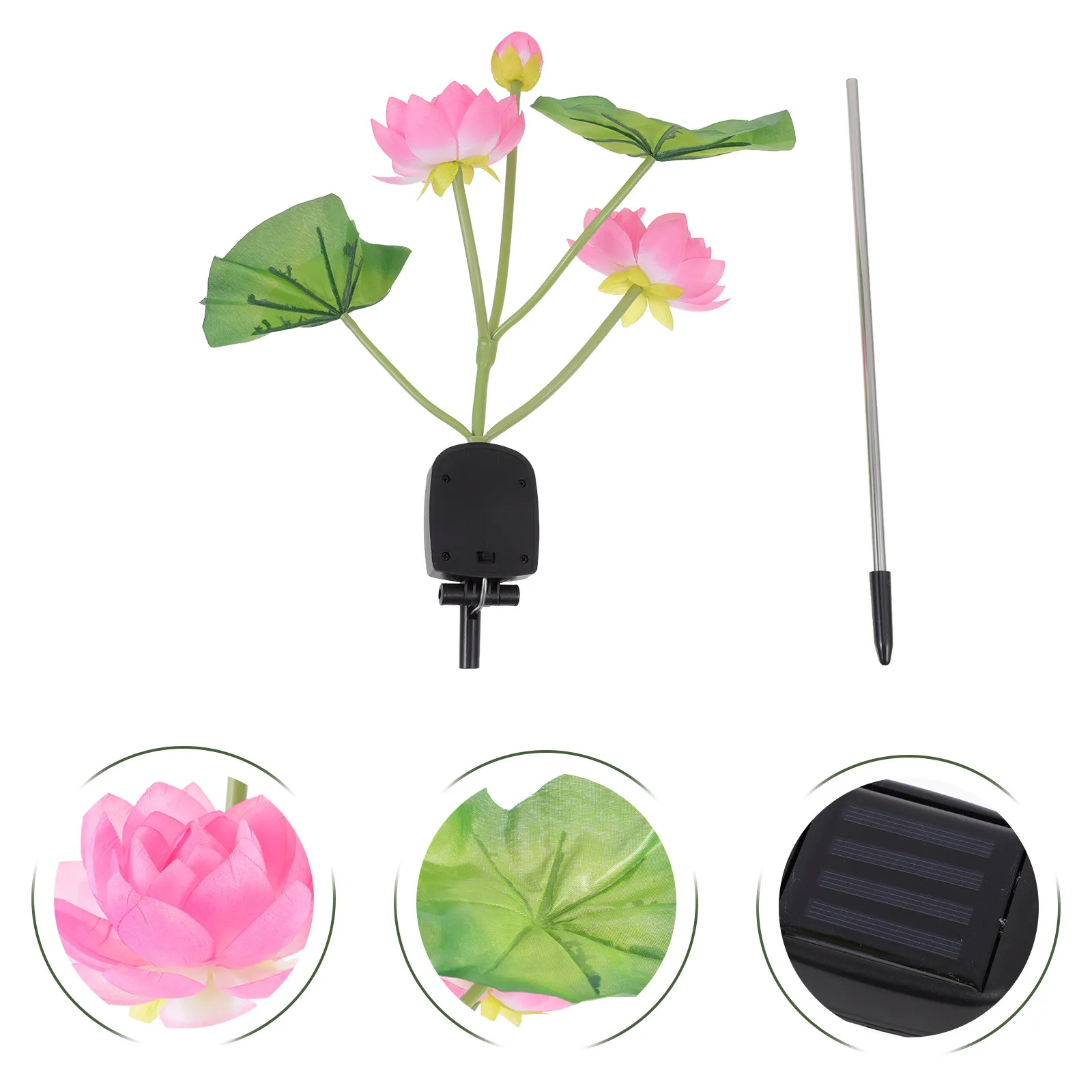 1Pcs Solar Lotus Flower Light Premium Garden Stake Lamp Outdoor Lawn Decorative Insert Light for Yard Patio
1Pcs Solar Lotus Flower Light Premium Garden Stake Lamp Outdoor Lawn Decorative Insert Light for Yard Patio