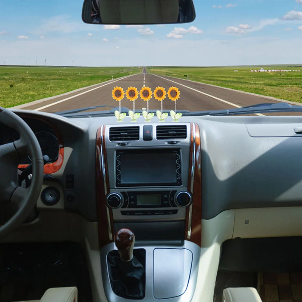 10 pcs Sunflower Car Decor Sunflower Dashboard Ornament Shaking Head Flower Auto Interior Accessories Car Spring Mount Diffuser
10 pcs Sunflower Car Decor Sunflower Dashboard Ornament Shaking Head Flower Auto Interior Accessories Car Spring Mount Diffuser