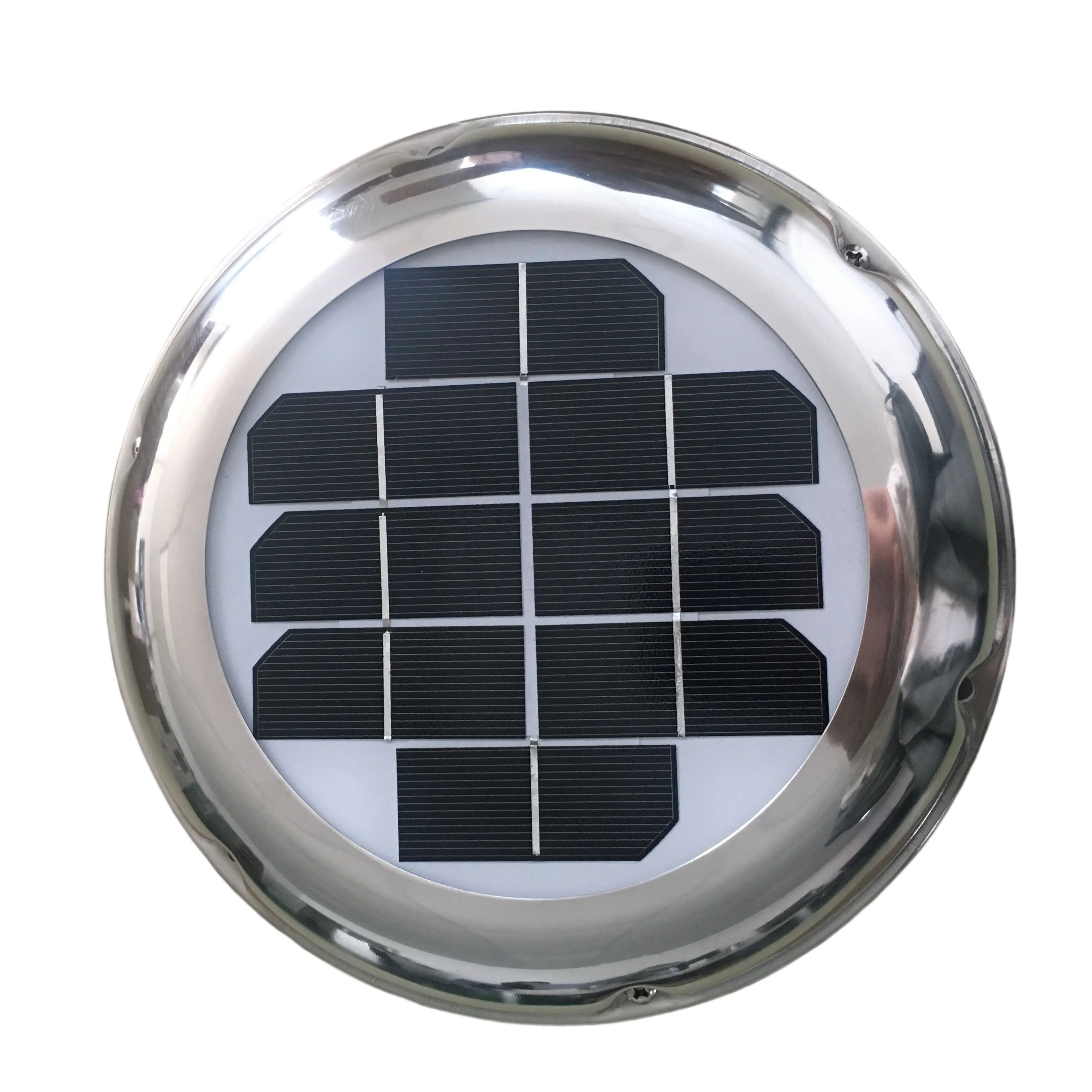 Stainless Steel Solar Vent Exhaust Fan 2.5W Solar and Lithium Battery Powered Air Intake Exhaust for RV Marine Boat Rooftop Tent
Stainless Steel Solar Vent Exhaust Fan 2.5W Solar and Lithium Battery Powered Air Intake Exhaust for RV Marine Boat Rooftop Tent