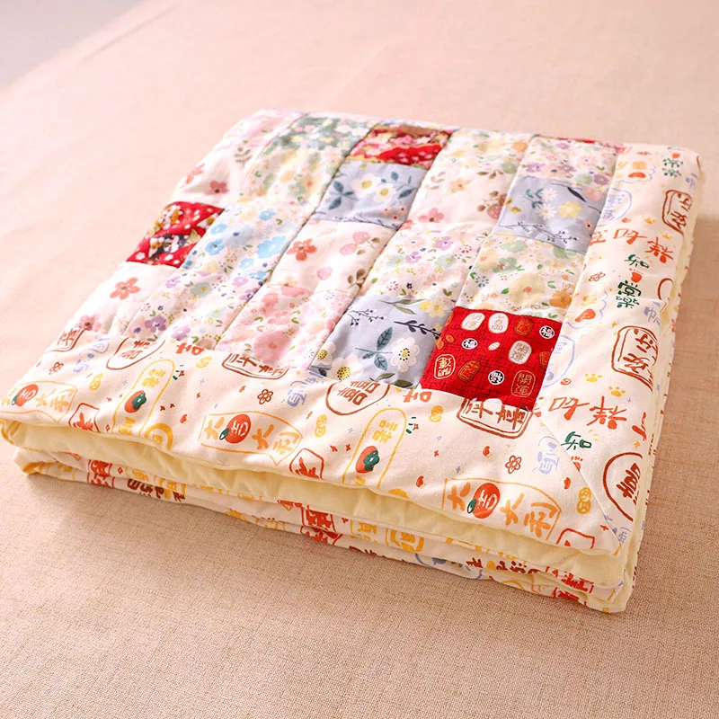 Pure Cotton Quilt Handmade Patchwork of a Hundred Quilts Kindergarten Children Newborn Babies Four Seasons Blessings Quilt
Pure Cotton Quilt Handmade Patchwork of a Hundred Quilts Kindergarten Children Newborn Babies Four Seasons Blessings Quilt