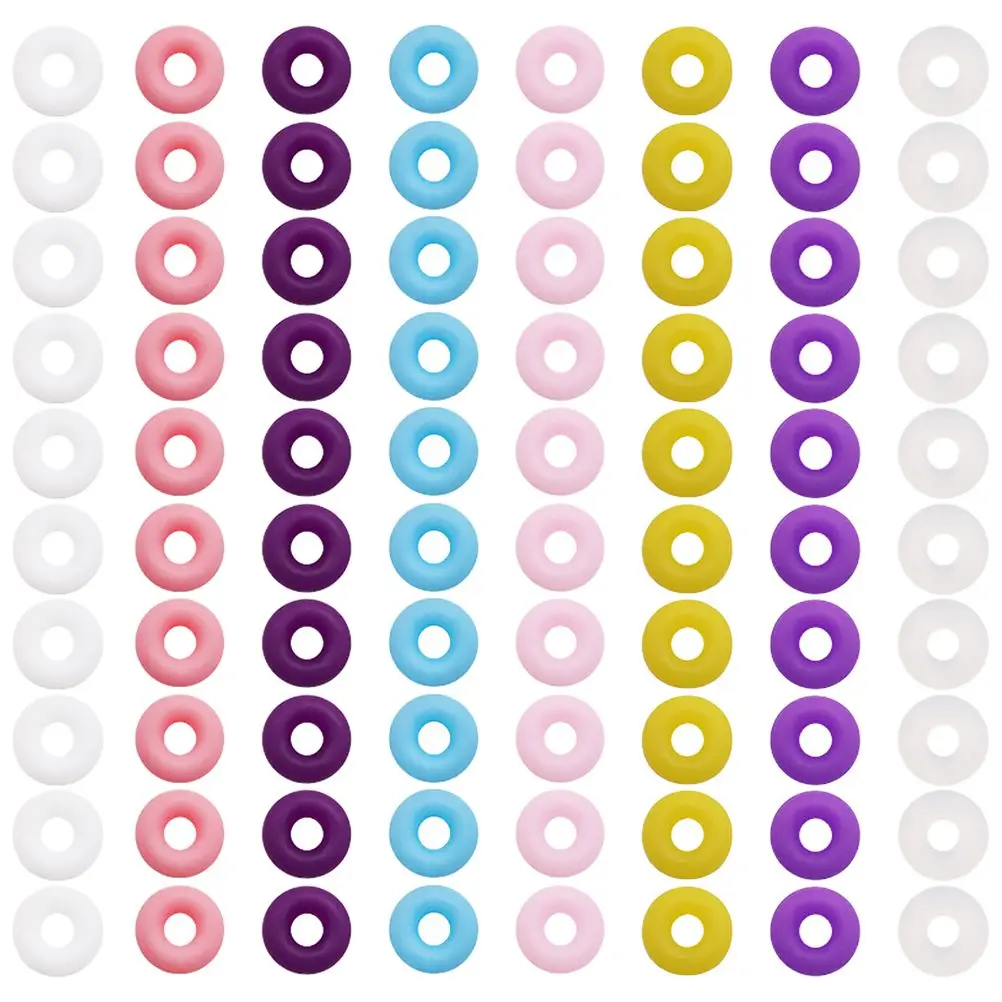 100 Pcs Mixed Color Silicone 6mm Hole 2mm Jewelry Making Necklace Bracelet Parts Reusable Anti Skid Beads
100 Pcs Mixed Color Silicone 6mm Hole 2mm Jewelry Making Necklace Bracelet Parts Reusable Anti Skid Beads